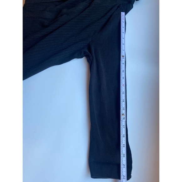 Talbots Petite Ribbed Long Sleeve Open Front Cardigan - Picture 10 of 10